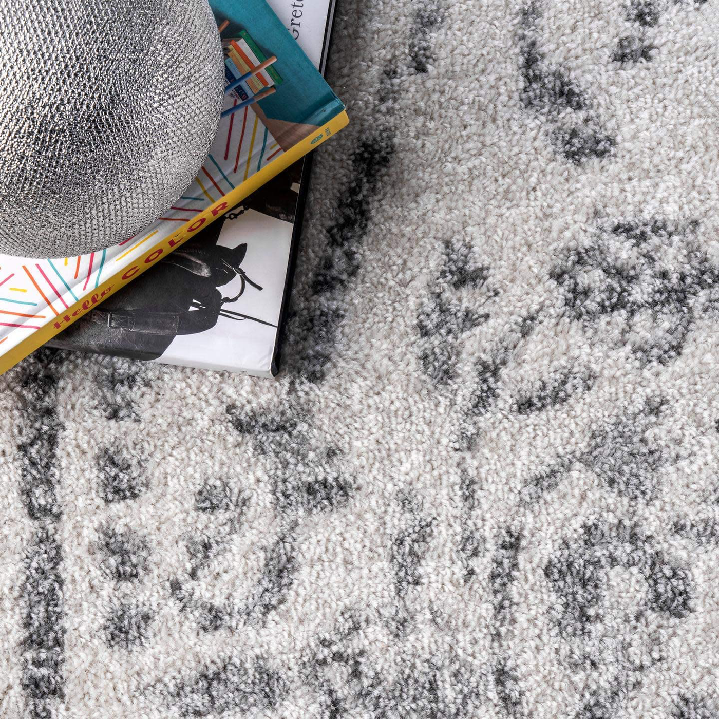 nuLOOM Arlena Vintage Area Rug, 5' x 8', Black
