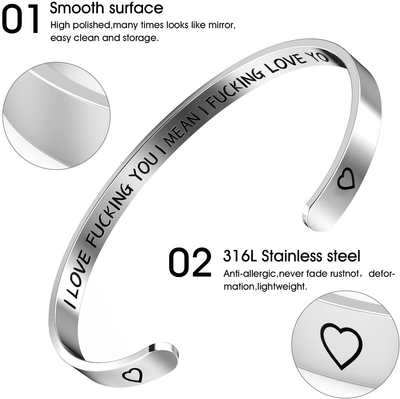 Silver Bracelet Cuff Bangle
