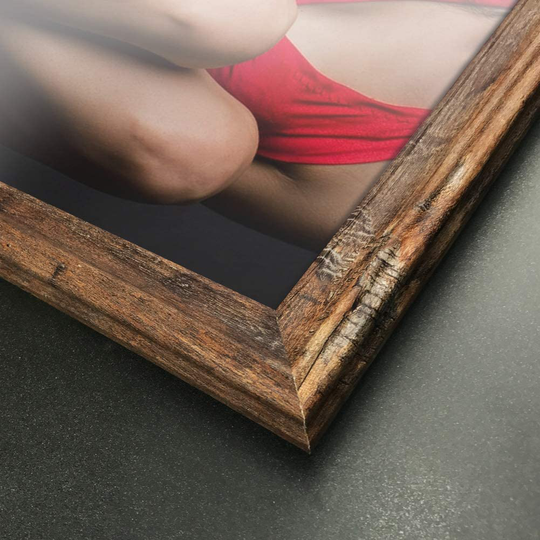 Calenzana 11x17 Poster Picture Frames Rustic Distressed Photo Frame 11 x 17 Set, Wall Hanging, 2 Pack, Brown