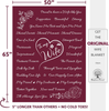 Wife Gift Blanket - I Love You Gifts for Women - Romantic Gifts for Wife Anniversary - Wife Birthday Gifts for Her from Husband for Valentines, Mothers Day or Christmas - Throw 50" x 65" (Merlot Red)