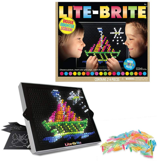 Basic Fun Lite-Brite Ultimate Classic Retro and Vintage Toy, Gift for Girls and Boys, Ages 4+