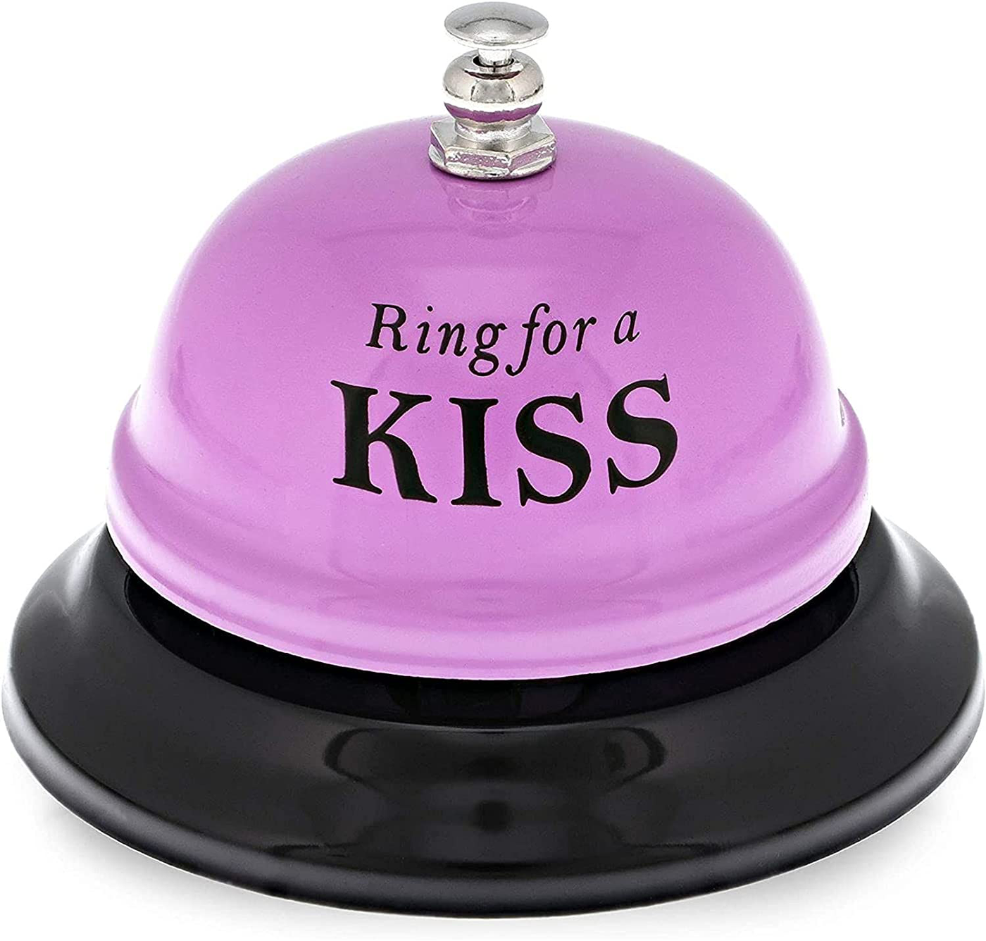 Juvale Novelty Ring for Kiss Desk Bell - Cute and Funny Gifts for Her, Anniversary, Birthday, 2.5 Inches