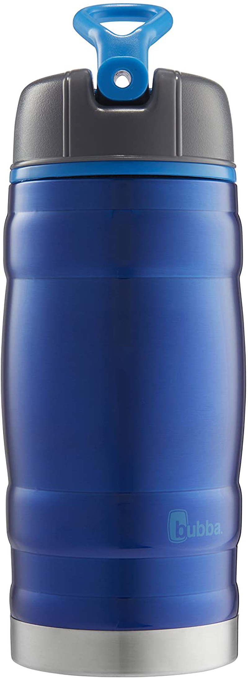 bubba Hero Sport Kids Insulated Stainless Steel Water Bottle with Flip-Up Straw, 12 oz., Blue