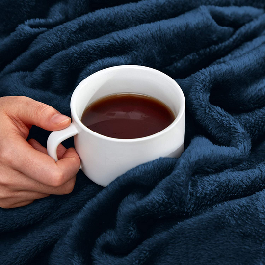 Microfiber Sleep Zone Lightweight Flannel Fleece Blanket Throw 