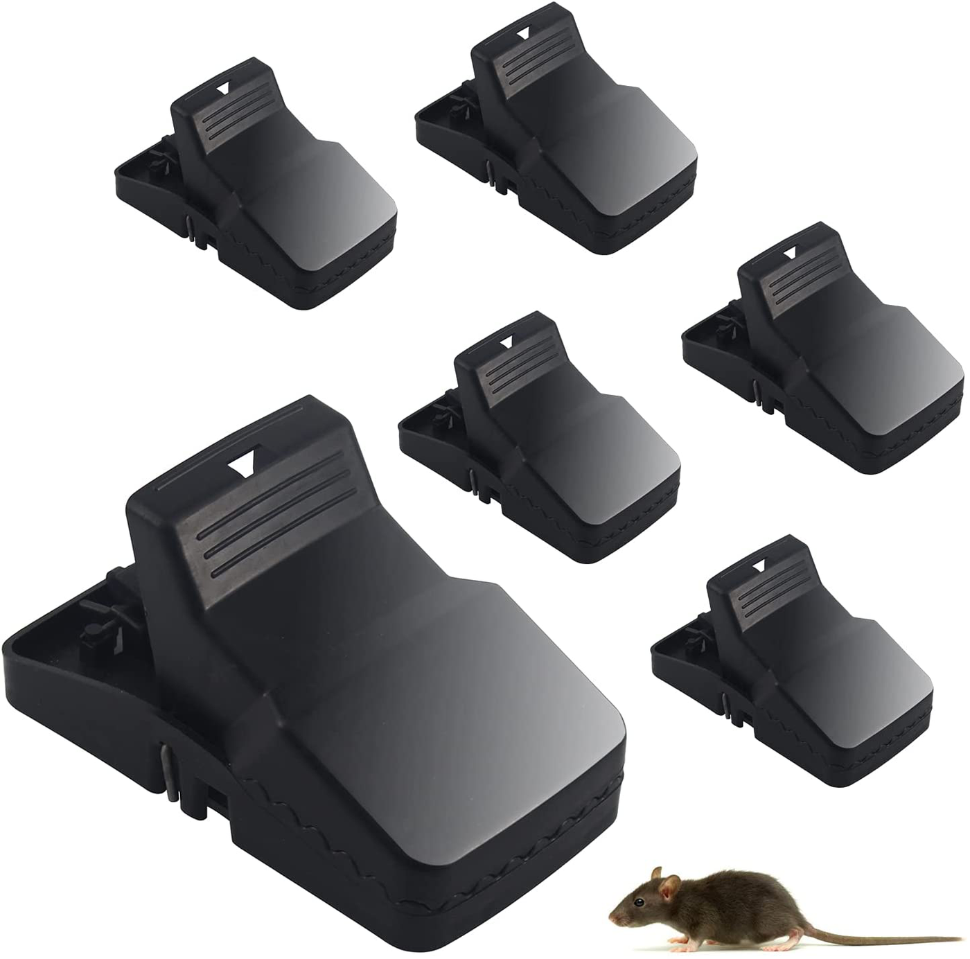 Mouse Trap, Professional Mouse Trap, Household Mouse Trap, Small Indoor Mouse Trap, Fast, Effective, Sanitary and Safe, - 4 Pack