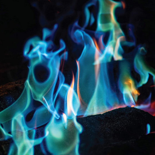 2 Pack 2oz Mystic Rainbow Fire Color Changing Packets for Fire Pit, Campfire, Bonfire, Outdoor Fireplace 