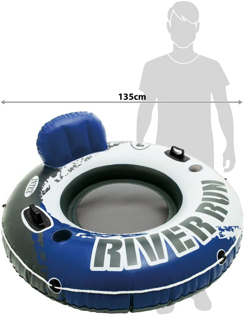 Intex River Run I Sport Lounge, Inflatable Water Float, 53" Diameter