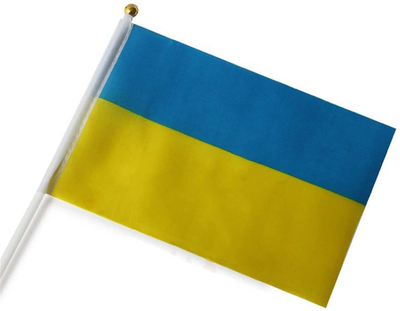 Mini Ukraine Flags 5'' x 8'' - UV Fade Resistant - Multiple Varieties