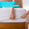 Linenspa Waterproof Quilted Mattress Pad - Hypoallergenic Fill - Deep Pocket Fitted Skirt - Twin XL