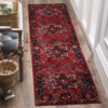 Safavieh Vintage Hamadan Collection VTH211A Oriental Traditional Persian Non-Shedding Stain Resistant Living Room Bedroom Runner, 2'3" x 12' , Red / Multi