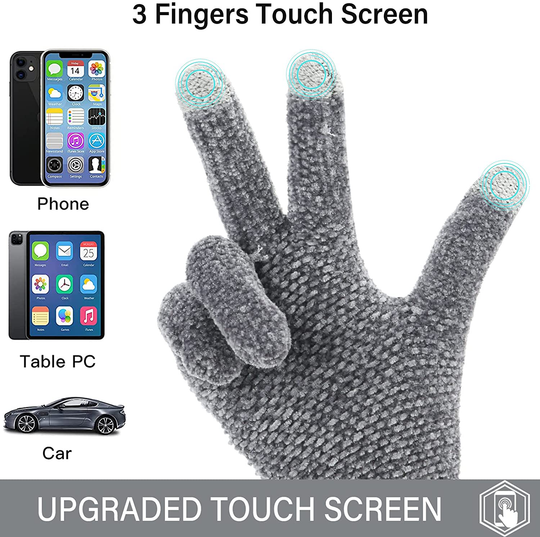 Women's Winter Touchscreen Gloves for Cold Weather