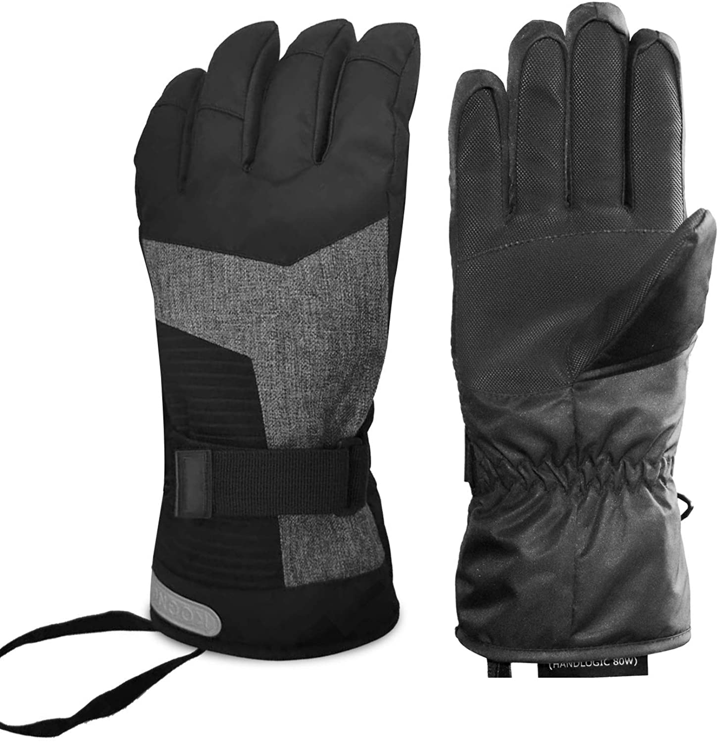 KOGNGU Ski Gloves Warm Snow Gloves Waterproof Insulated 3M Thermal Cotton for Cold Weather Suitable for Men and Women