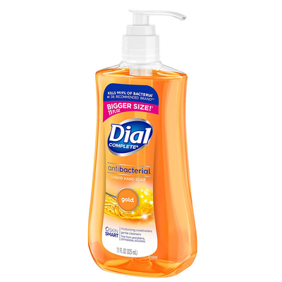 Dial Antibacterial liquid hand soap, gold, 11 ounce (Pack of 4), 4 Count