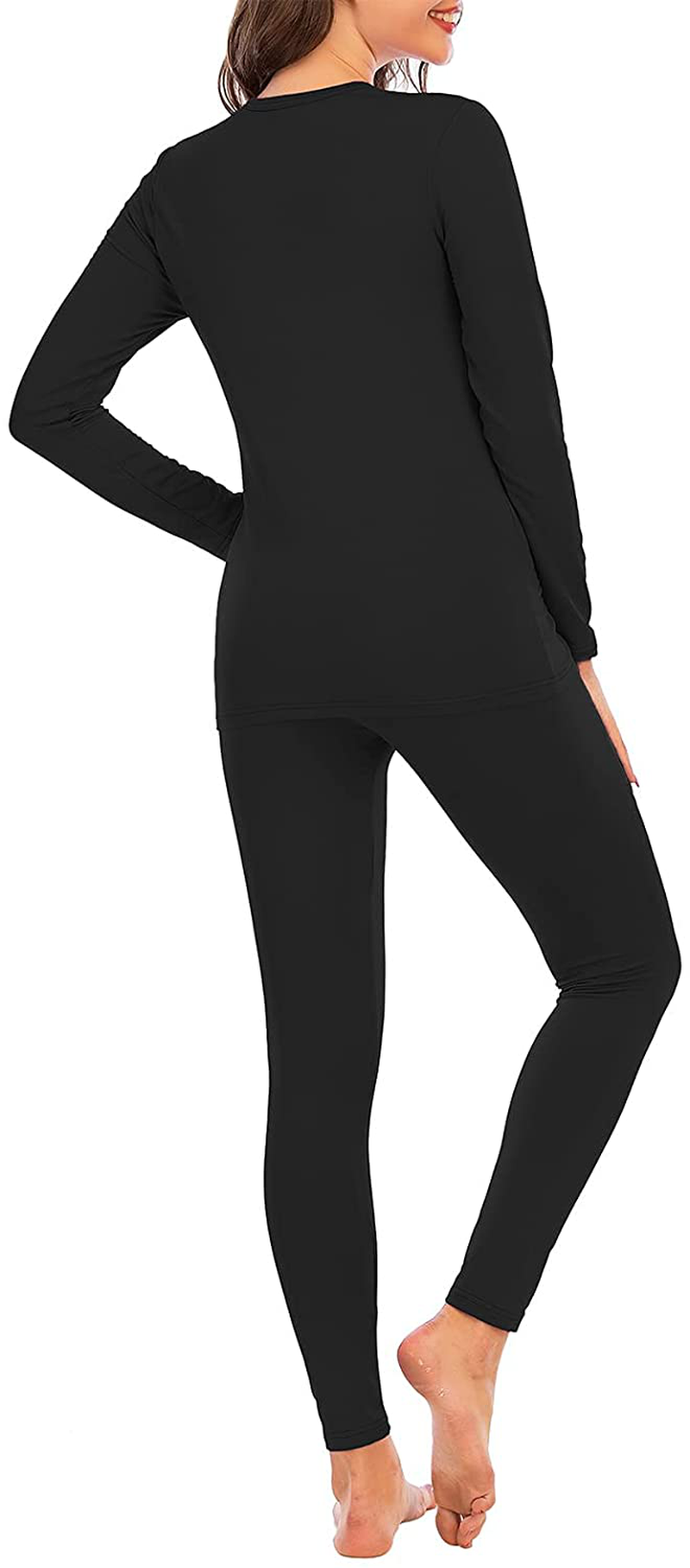 Century Star Thermal Underwear for Women Long Johns Set with Fleece Lined Base Layer Ultra Soft Women Thermal Set