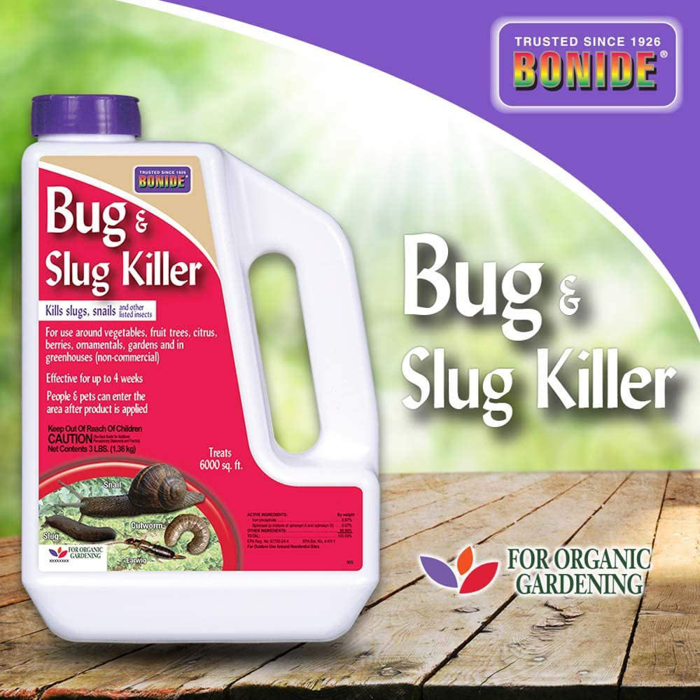 Bonide Chemical Co Inc 909 037321009092 Chemical Number-3 Bug and Slug Bait