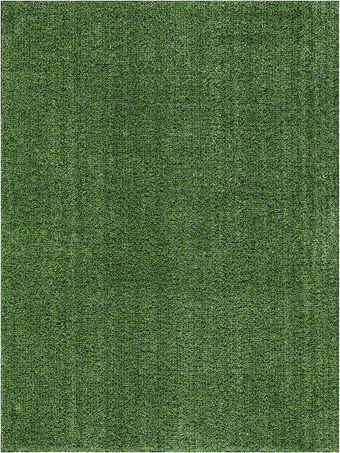 Ottomanson Evergreen Artificial Turf Area Rug, 2'7" X 7', Green
