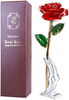 Gold Dipped Rose, Sinvitron Long Stem 24k Gold Dipped Real Rose Lasted Forever with Stand, Best Anniversary Gifts for Her