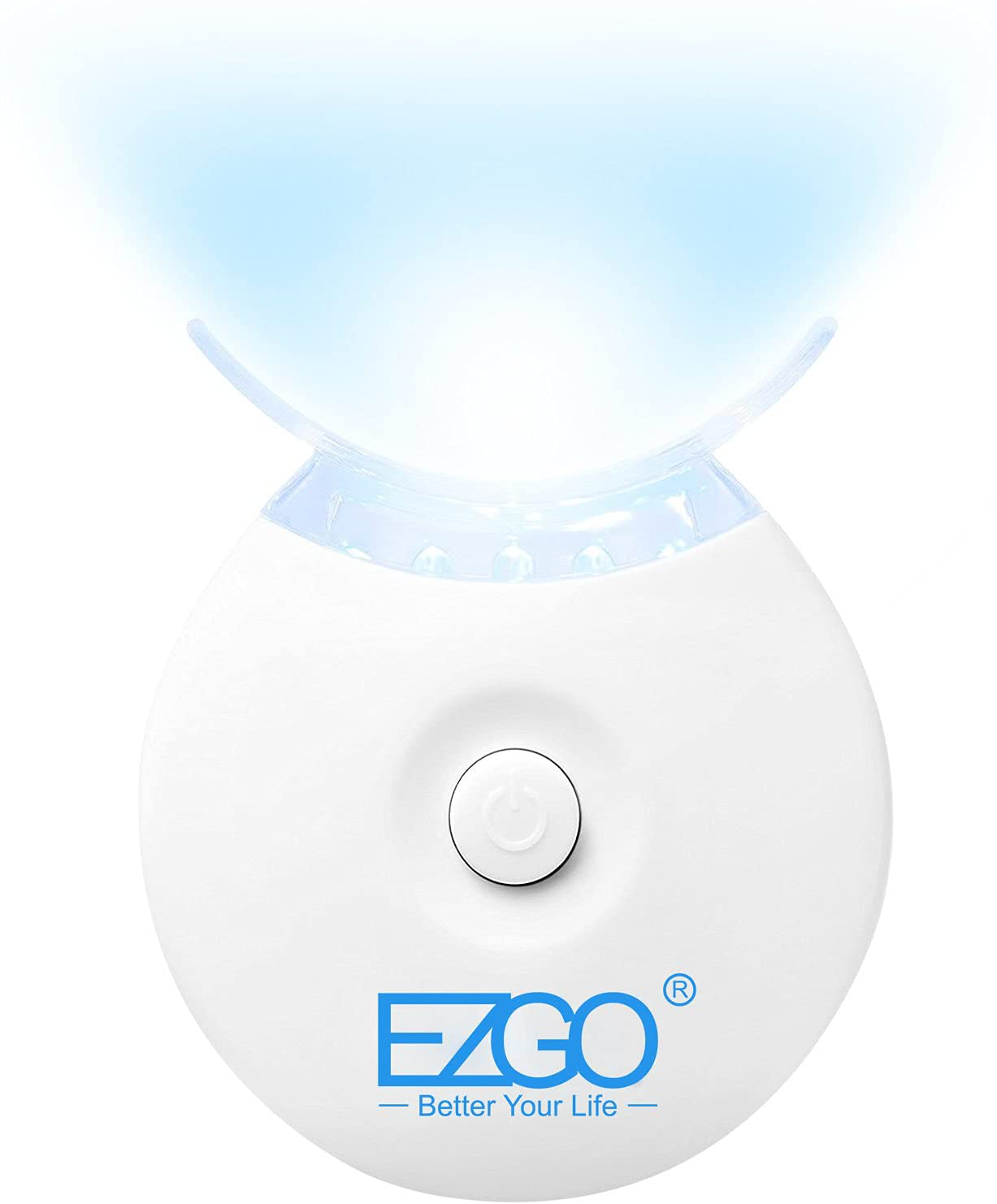 EZGO Teeth Whitening LED Accelerator Lights, 5 X LED Light Whiten Teeth Faster, Works with Tooth Whitening Gel, Whitening Trays or White Strips