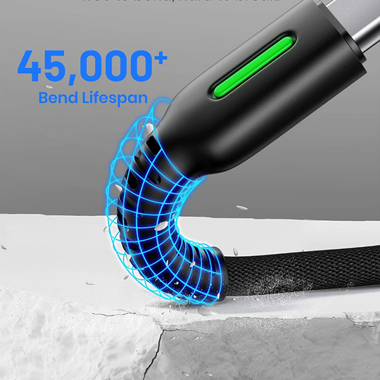 3 Pack Nylon Braided Quick Charging Cables Compatible With Huawei P30