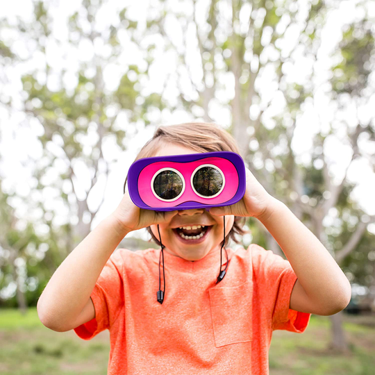 Educational Insights GeoSafari Jr. Kidnoculars Pink: Easter Gift, Science Toys, Kids Binoculars, Perfect Outdoor Play for Preschool Science, Ages 3+