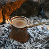 Turkish Coffee Pot, Greek Arabic Coffee Maker, Hammered Copper Coffee Cezve, Small Pot, Stove Top Coffee Maker (one pot)
