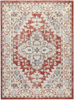 Home Dynamix Venice Loreta Area Rug, 5'3"x7'3" Rectangle, Orange Ivory