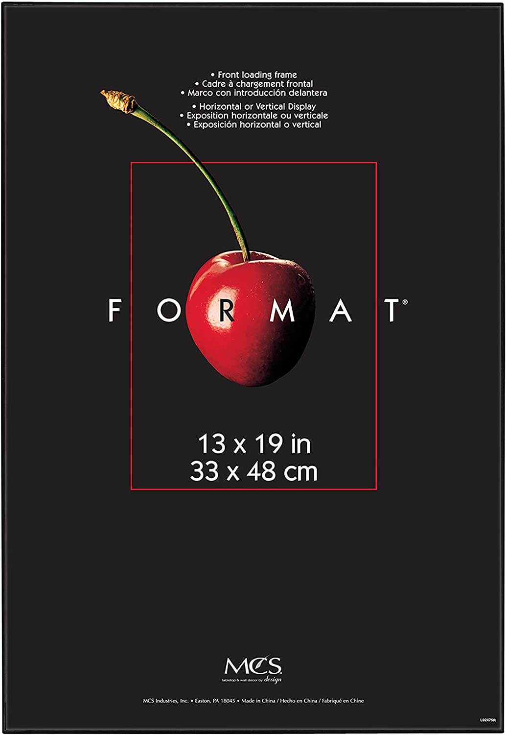 MCS Format Frames, 13 x 19 in, Black, Single