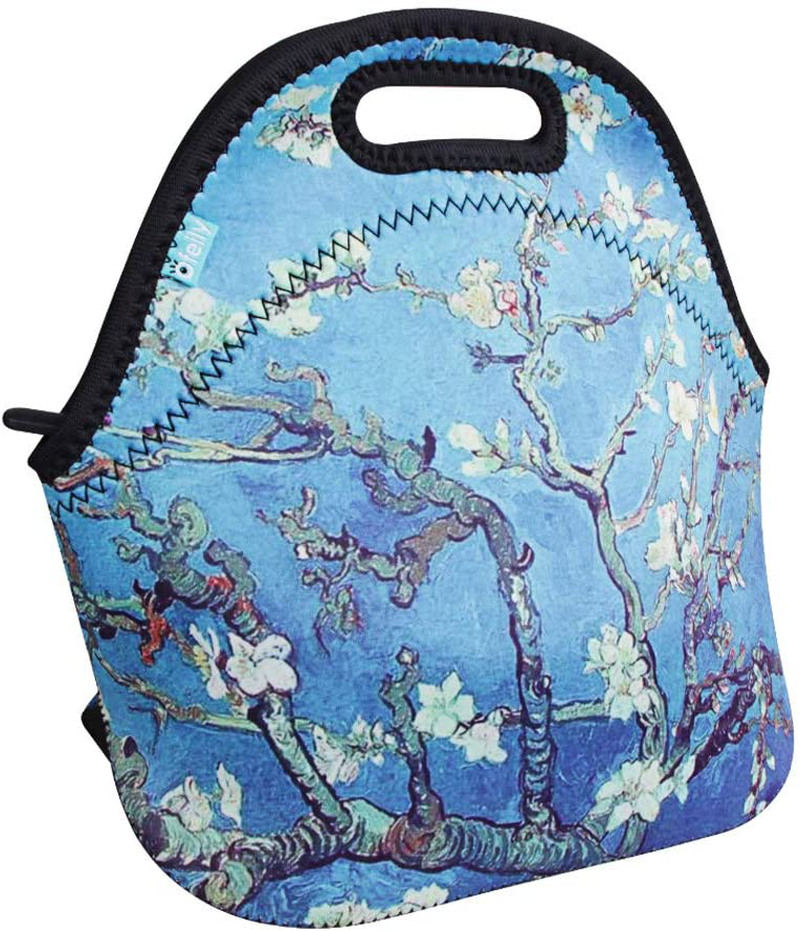Lunch Tote, OFEILY Lunch boxes Lunch bags with Fine Neoprene Material Waterproof Picnic Lunch Bag Mom Bag (Wintersweet)
