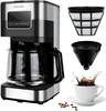 BOSCARE Programmable Coffee Maker, Drip Coffee Maker, Mini Coffee Machine with Auto Shut-off, Strength Control (10 cup)