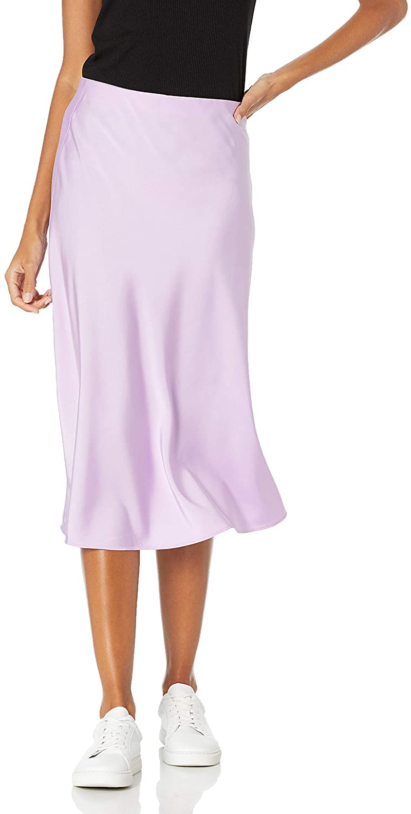 The Drop Women's Maya Silky Slip Skirt