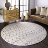 nuLOOM Moroccan Blythe Area Rug, 3' x 5' Oval, Light Multi