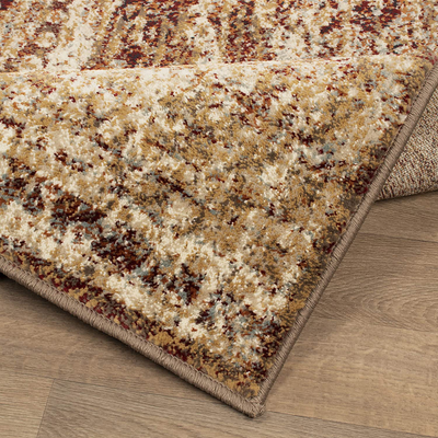 SUPERIOR Desginer Salford Area Rug, 5x8, Maroon