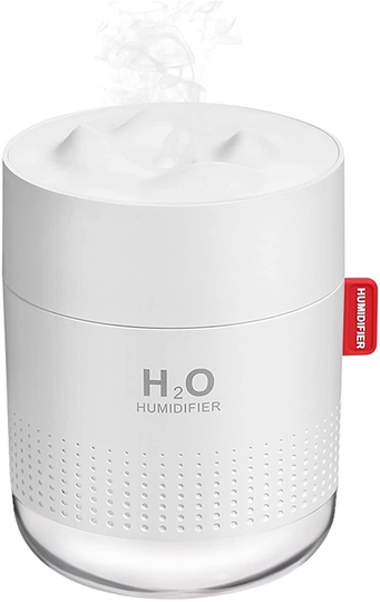500Ml Small Cool Mist Portable Mini Humidifier with Auto Shut-Off and 2 Mist Modes, Super Quiet