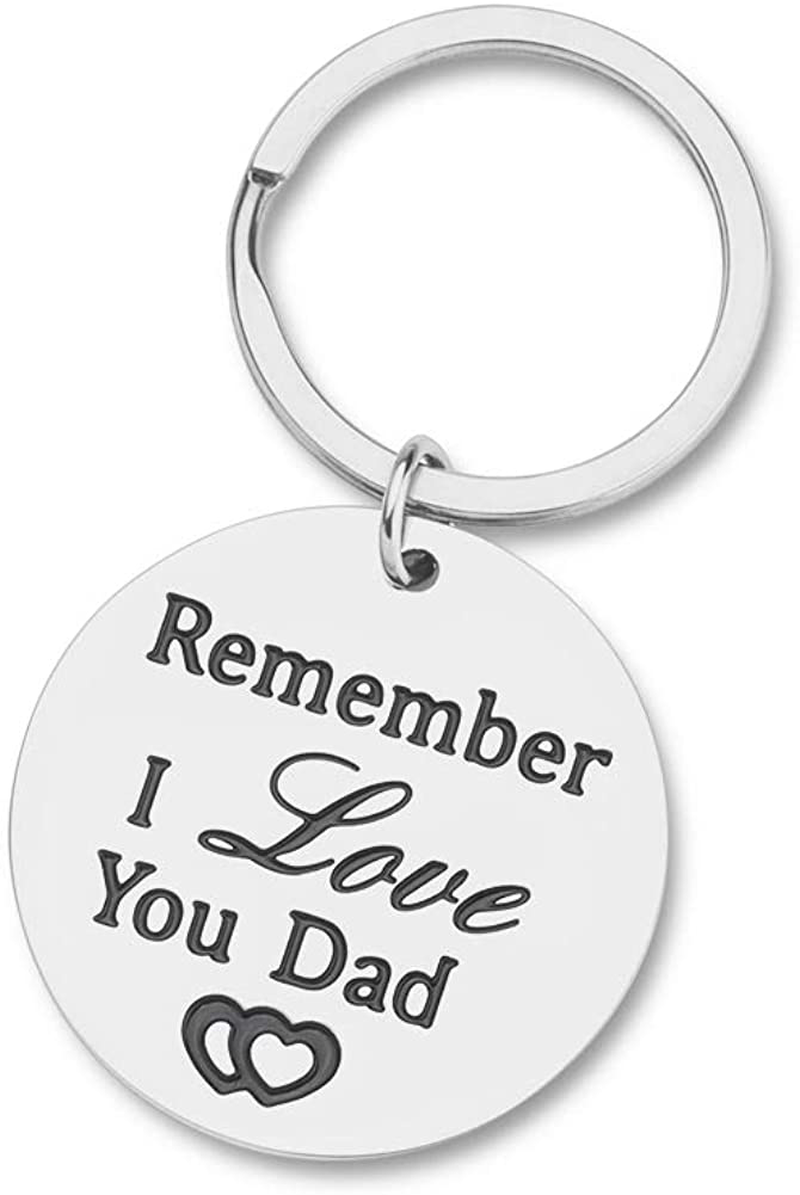 Keychain from Daughter Remember I Love You