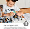 Solar Robots Toy, 190 Pcs Stem Science Project Kit 12 in 1, Kids Educational Science Experiments Building robotics Kit for Boy and Girls Aged 8-12, Creation Solar Powered Engine Assembly Robot Kit