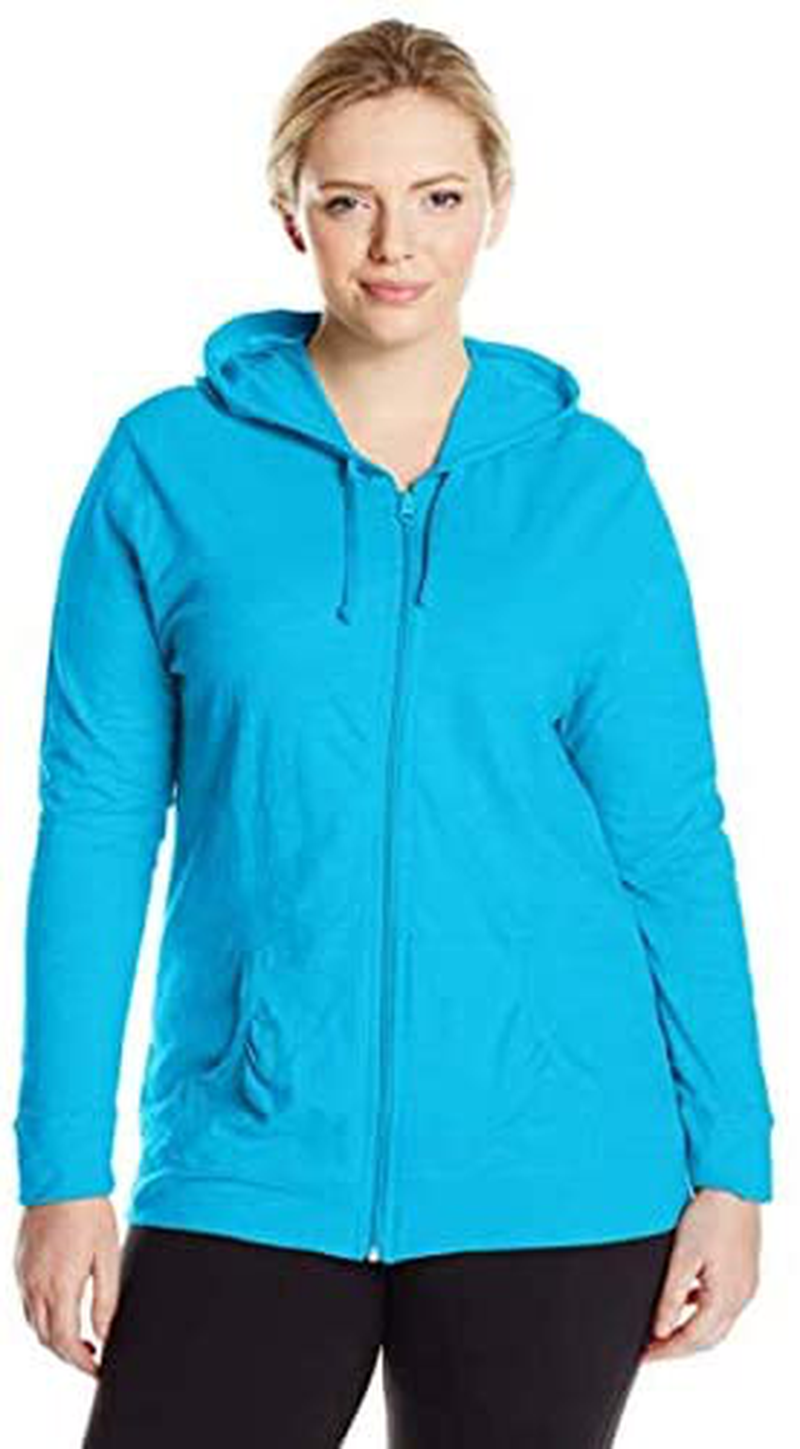 Just My Size Women's Plus-Size EcoSmart Full-Zip Hoodie