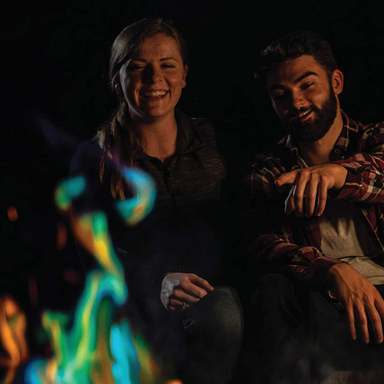 2 Pack 2oz Mystic Rainbow Fire Color Changing Packets for Fire Pit, Campfire, Bonfire, Outdoor Fireplace 