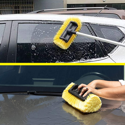 Anyyion 10" Car Wash Brush Head，Soft Bristle, Auto RV Truck Boat Camper Exterior Washing Cleaning