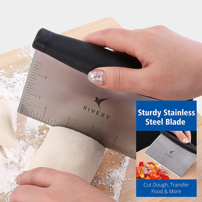 Stainless Steel Griddle Scrapper - Chopping - Dicing - Mixing