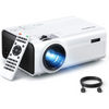P600 FHD 1080P Supported Mini Portable Projector, LED Home Theater Projector