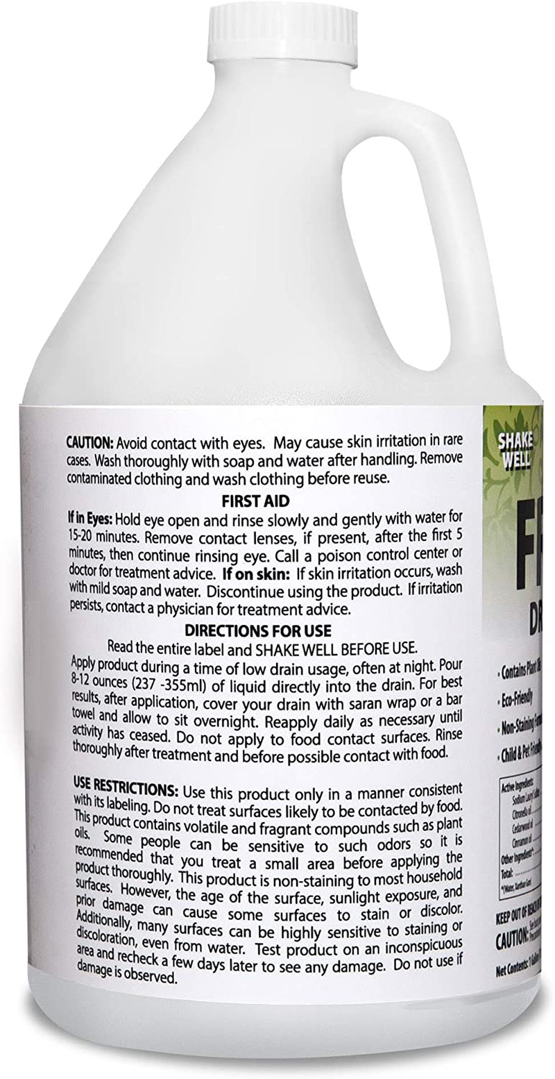 HARRIS Fruit Fly Drain Treatment Gel, Drain and Fruit Fly Killer for Indoor, 128oz