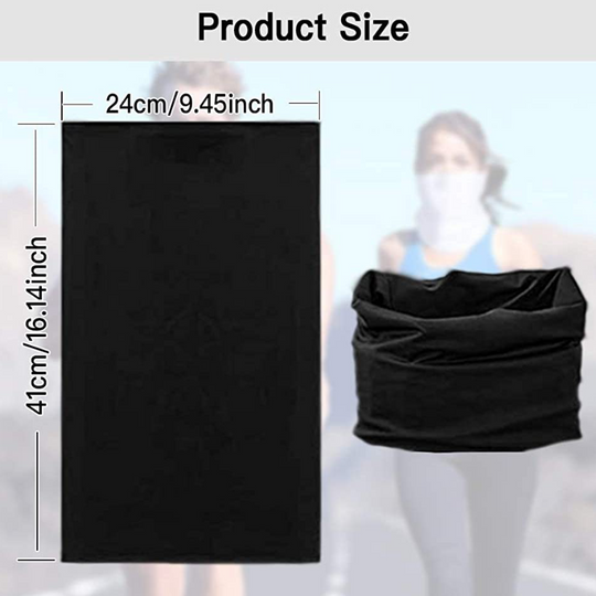 6 Pack Unisex Face Mask Neck Gaiter