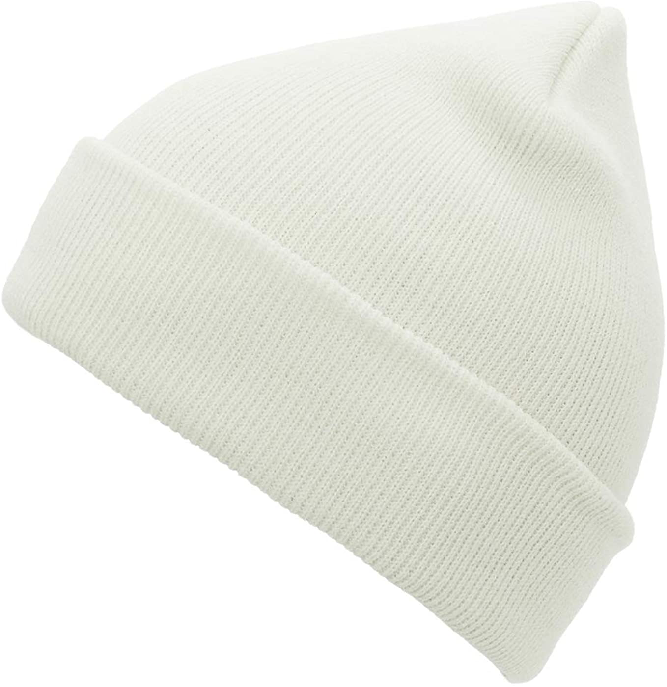 American Trends Winter Beanie Men Wool Knit Fisherman Hat Women Cuffed Black Beanie Slouchy Skull Cap