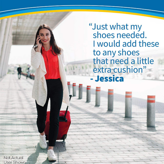 Dr. Scholl's Single Or Double Layer Air Pillo Cushioning Shoe Insoles 