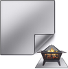 MAJITA Square Fire Pit Mat for 18-40 Inch Round, Rectangular Fire Pit, Ember Mat for fire pits Outdoor Wood Burning, Grill Mat for Grass Lawn Deck Patio Protection, Outdoor Propane Gas Fireproof Mat