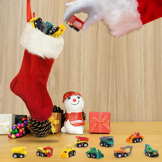 Kids Construction Mini Pull Back Vehicles (Color Random)