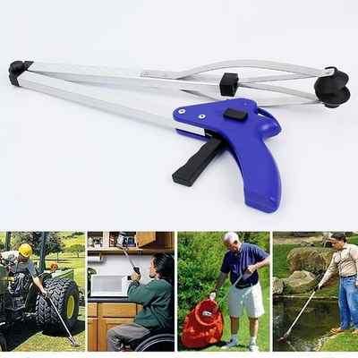 32" Extra Long Folding Reaching Grabber Claw Heavy Duty Mobility Aid Arm
