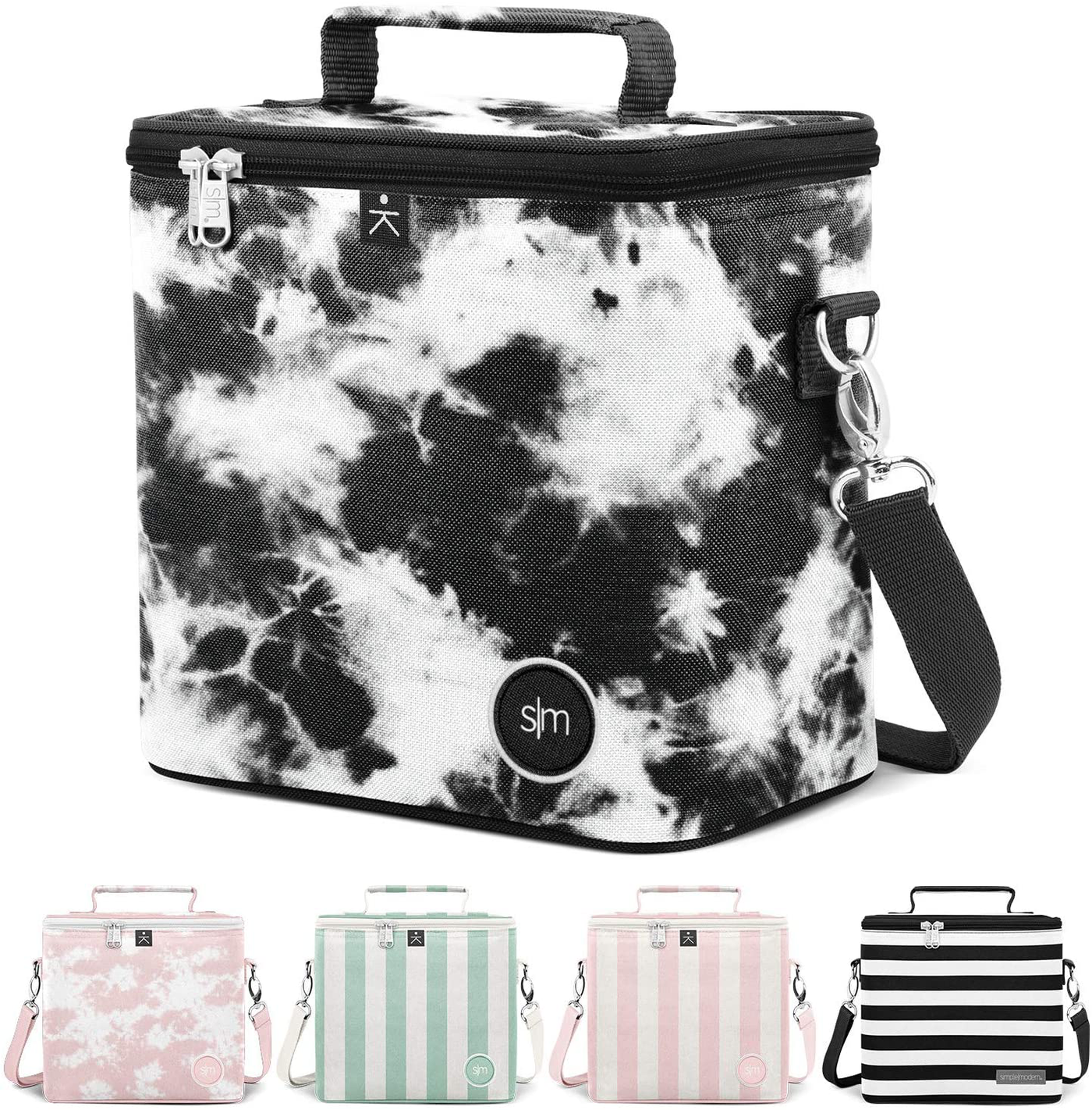 Simple Modern Kids Lunch Box-Insulated Reusable Meal Container Bag for Girls, Boys, Women, Men, Blakely, Minibrook: Black Tie Dye