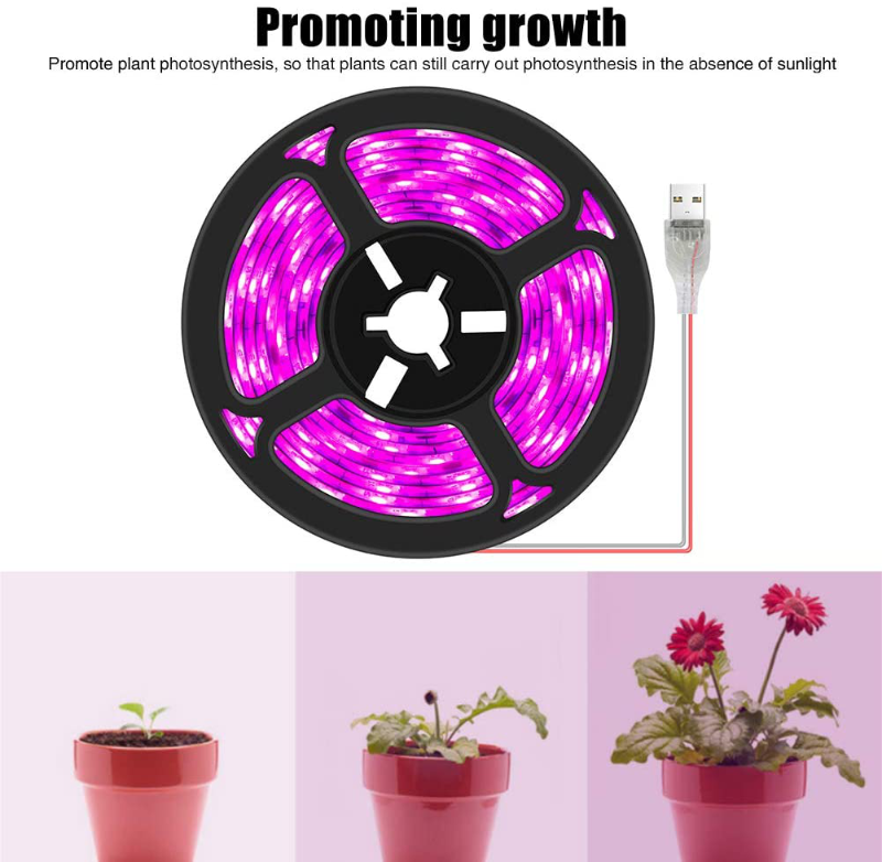 LED Waterproof Plant Grow Light Strips Full Spectrum