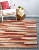 Unique Loom Autumn Collection Casual Gradient Warm Toned Area Rug, 2 x 3 Feet, Multi/Beige